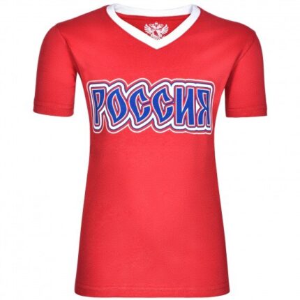Футболка детская красная "РОССИЯ" (4-7 лет)