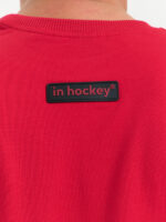 Футболка In Hockey унисекс оверсайз - красный