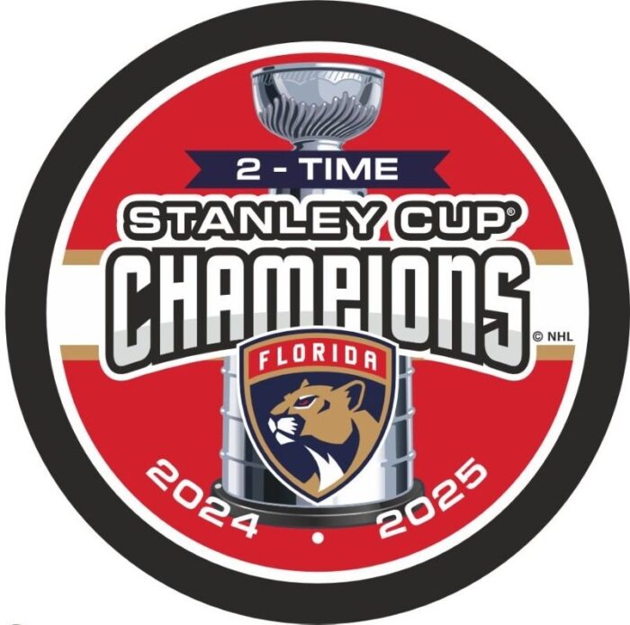 Шайба ХК Florida Panthers-обладател Кубка Стенли 2025