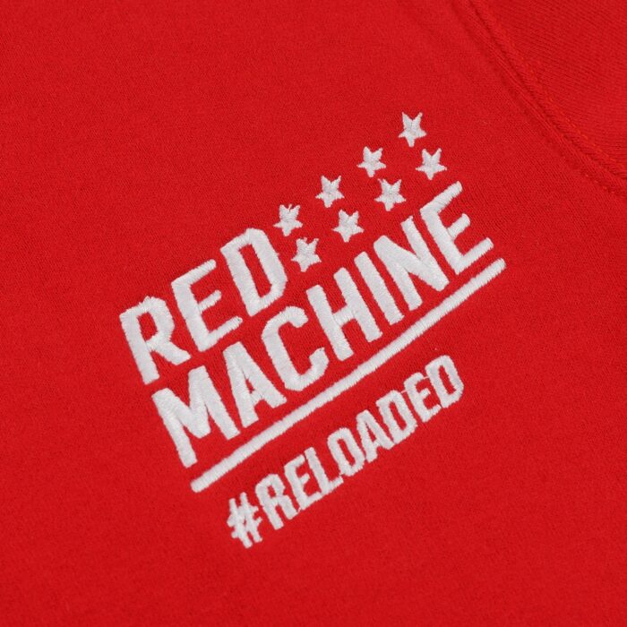 Футболка женская красная "RED MACHINE"