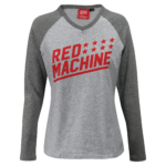 Лонгслив женский серый "RED MACHINE"