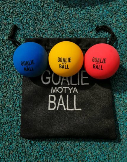 Мячи хоккейные для вратарей Goalie Motya Ball цветные в мешочке