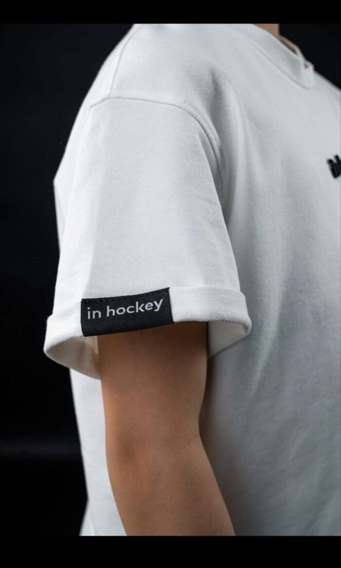 Футболка In Hockey унисекс оверсайз - белый