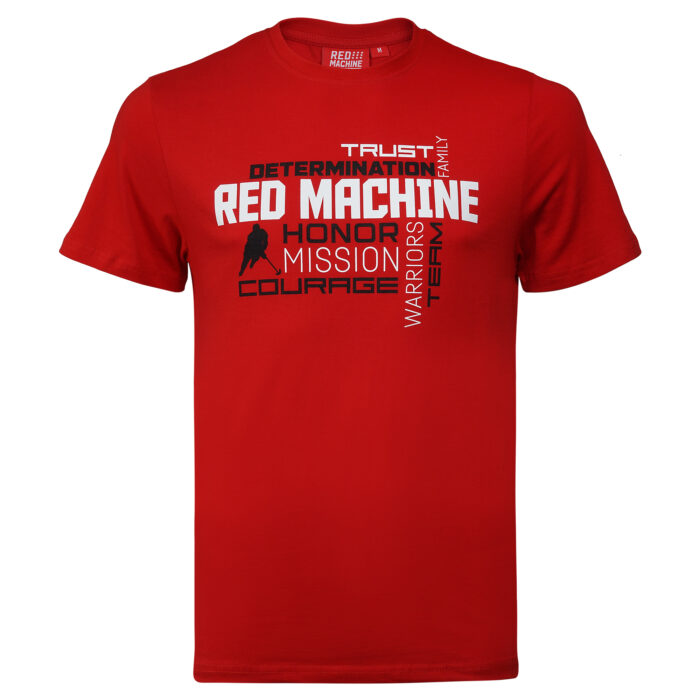 Футболка мужская "Red Machine. Determination" красная