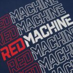 Футболка мужская оверсайз "Red Machine" синяя