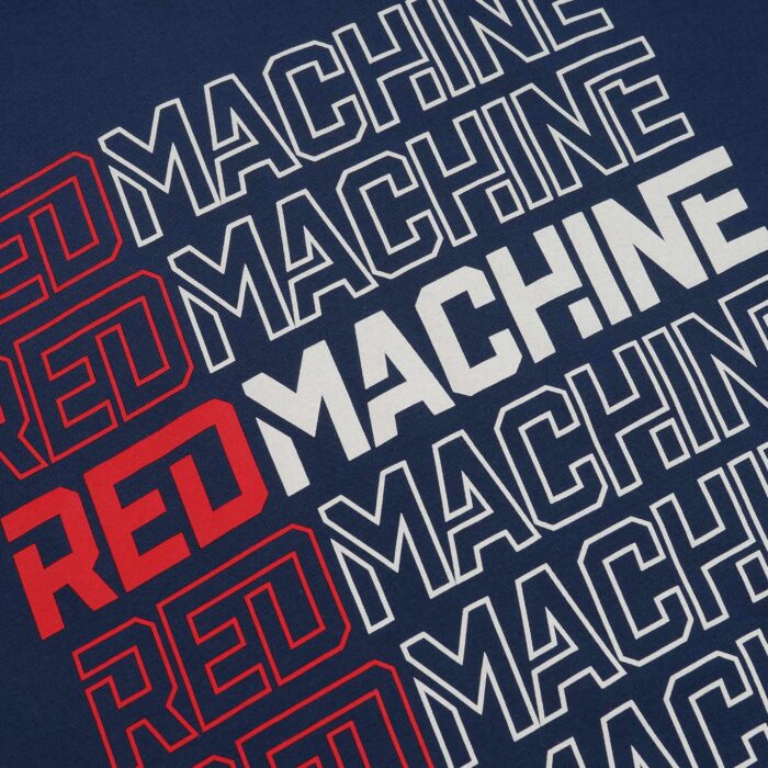 Футболка мужская оверсайз "Red Machine" синяя