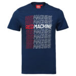 Футболка мужская оверсайз "Red Machine" синяя