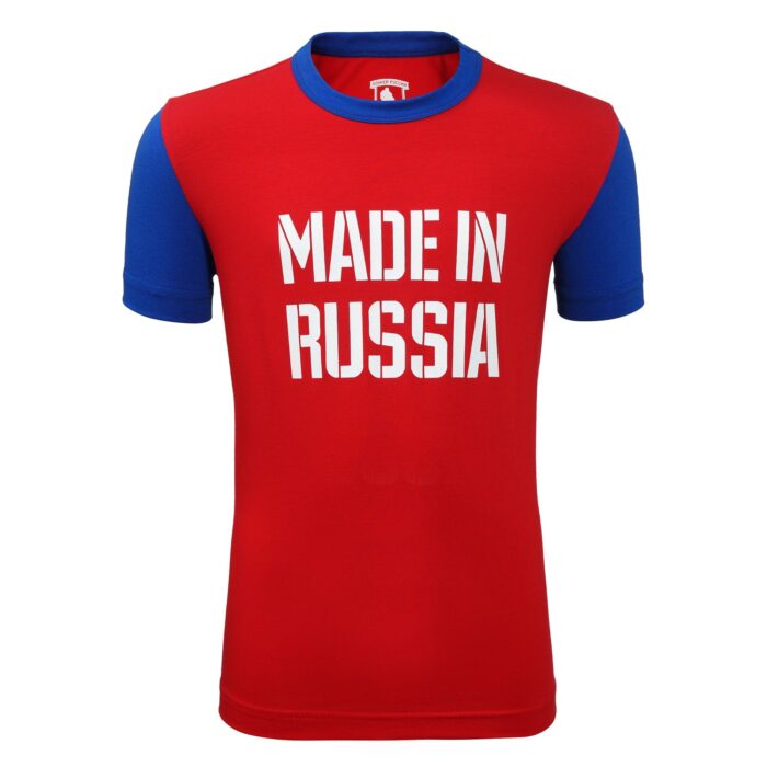 Футболка детская красная "MADE IN RUSSIA"
