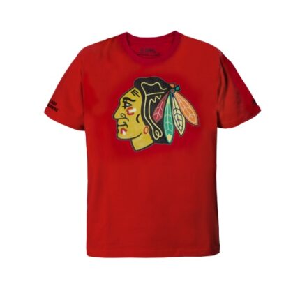 Футболка детская Reebok NHL Chicago Blackhawks (красная)