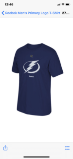 Футболка детская Reebok NHL Tampa Bay