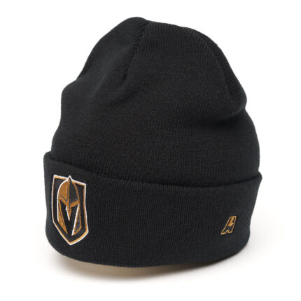 Шапка Vegas Golden Knights (черная, золотая эмблема)