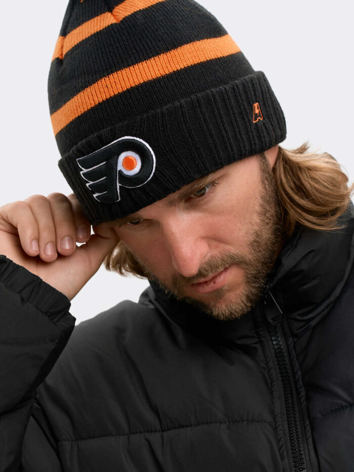 Шапка NHL Philadelphia Flyers в полоску
