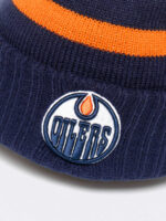 Шапка NHL Edmonton Oilers в полоску