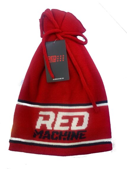 Шапка красная Red Machine L/XL