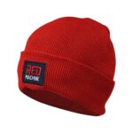 Шапка красная Red Machine без помпона L/XL