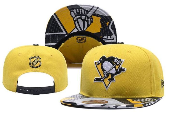 Бейсболка New Era SNAPBACK Pittsburgh Penguins (Желтый)