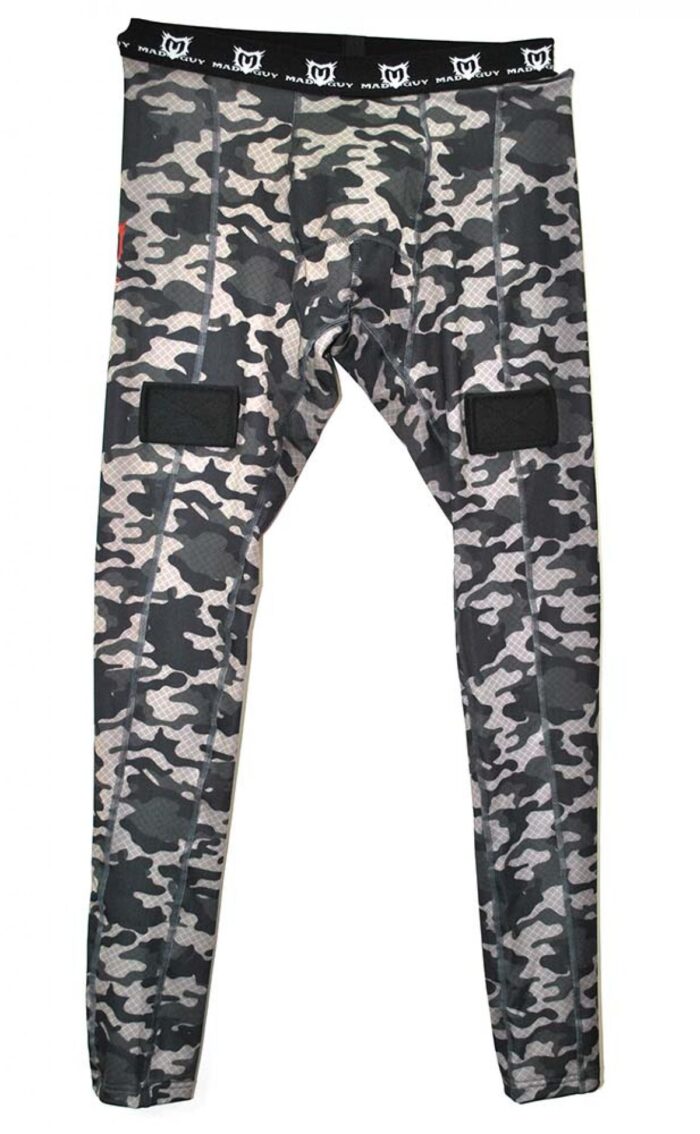 Брюки компрессионные с раковиной MAD GUY Camo-Line (коричневые)
