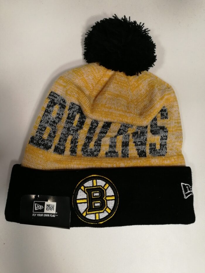 Шапка NewEra Boston(черный-желтый)