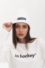 Шапка белая IN HOCKEY
