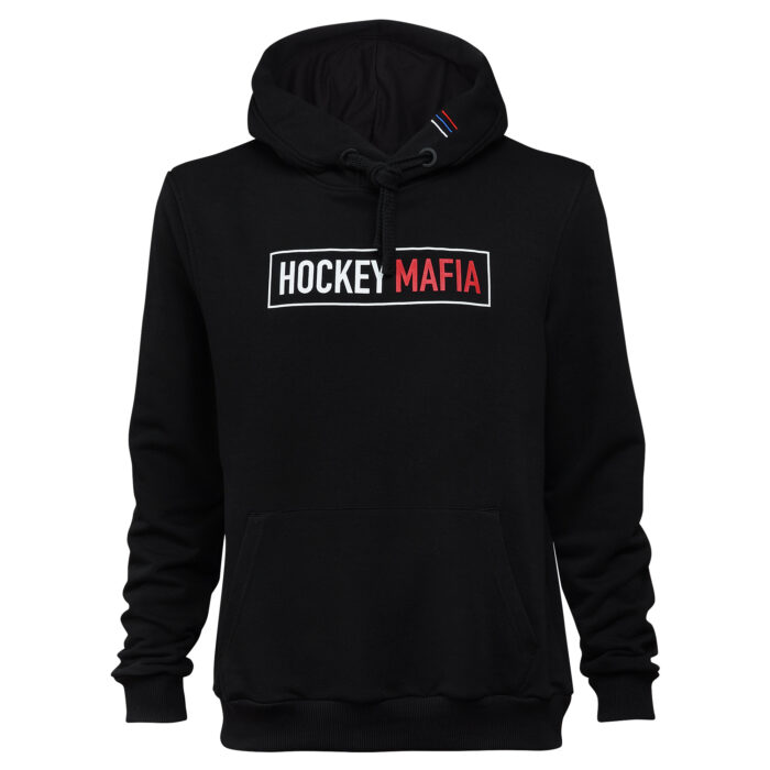 Худи мужское черное "Hockey Mafia"
