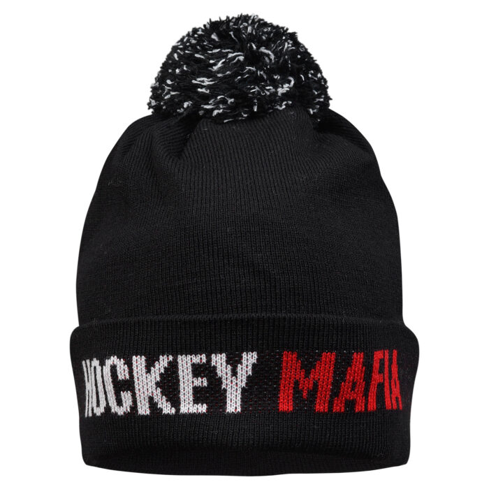 Шапка мужская черная "hockey mafia"