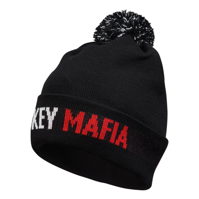 Шапка мужская черная "hockey mafia"