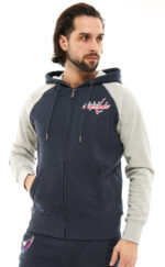 Толстовка NHL Washington Capitals (синий-серый)