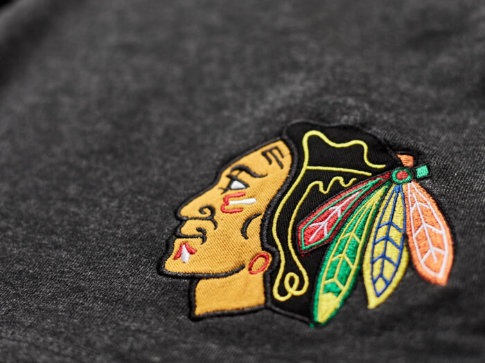 Шорты Chicago Blackhawks (серый меланж)