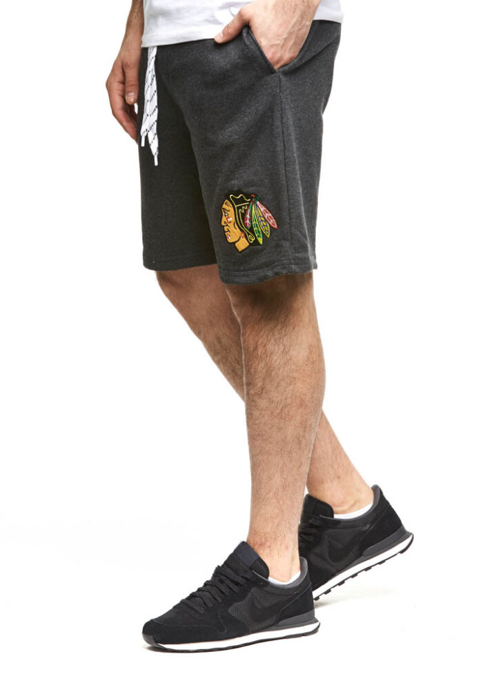 Шорты Chicago Blackhawks (серый меланж)