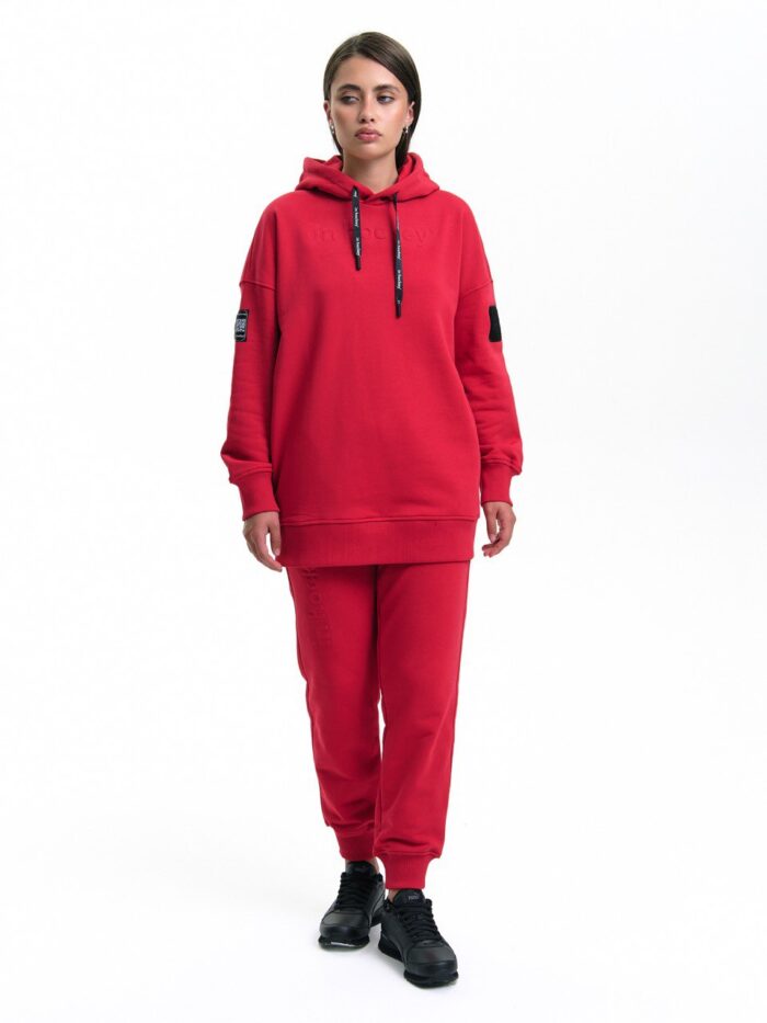 Худи унисекс in hockey красный summer collection 2025