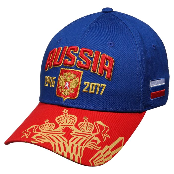 БЕЙСБОЛКА СИНЯЯ "RUSSIA"