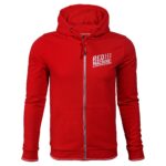 Толстовка на молнии мужская красная "RED MACHINE"