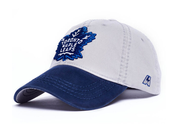 Бейсболка NHL Toronto Maple Leafs (серая)