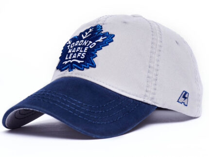 Бейсболка NHL Toronto Maple Leafs (серая)